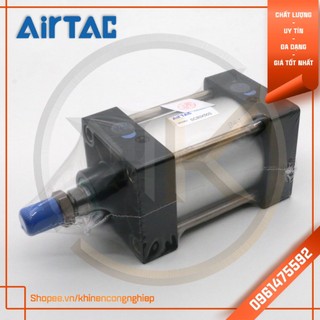 Xi lanh khí nén đế vuông airtac sc80 x 25,50,75,100,125,150,175,200,250,300,350,400,450,500