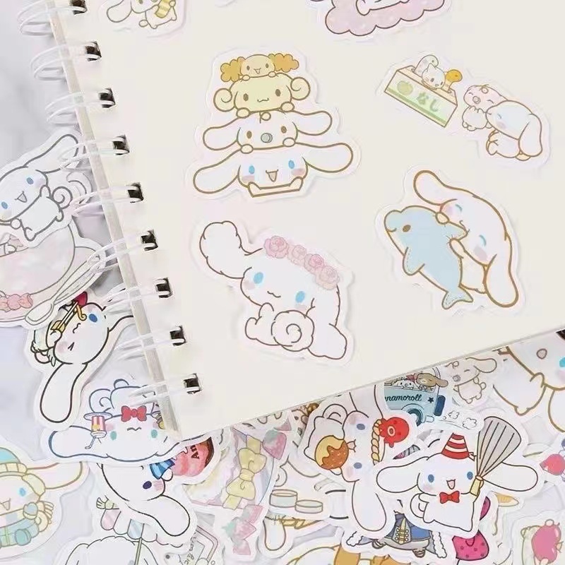 Cinnamoroll Stickers Sanrio Miếng Dễ thương Dán Nhãn dán không thấm nước