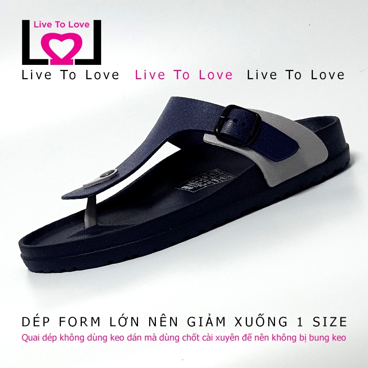 Dép xỏ ngón Unisex siêu nhẹ DUWA - Hàng chính hãng - LN208