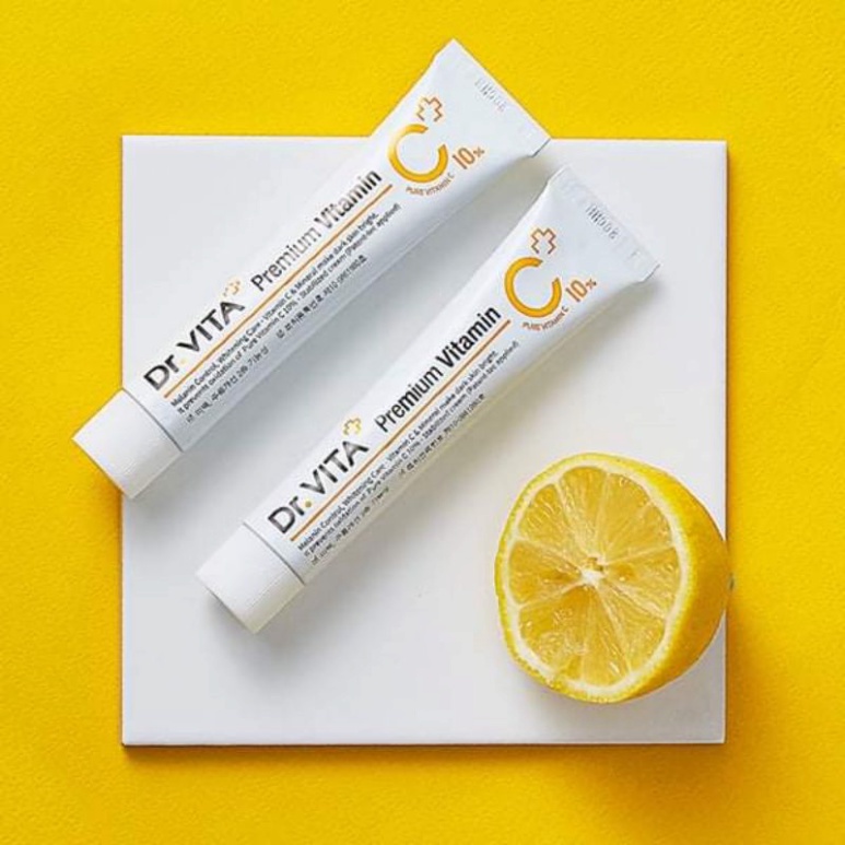 Kem Dưỡng Và Tinh Chất Cho Da Dr.Vita Premium Vitamin C 10% Kem Xóa Nám , Tàn Nhang Dr.Vita - VIKO HOME Store