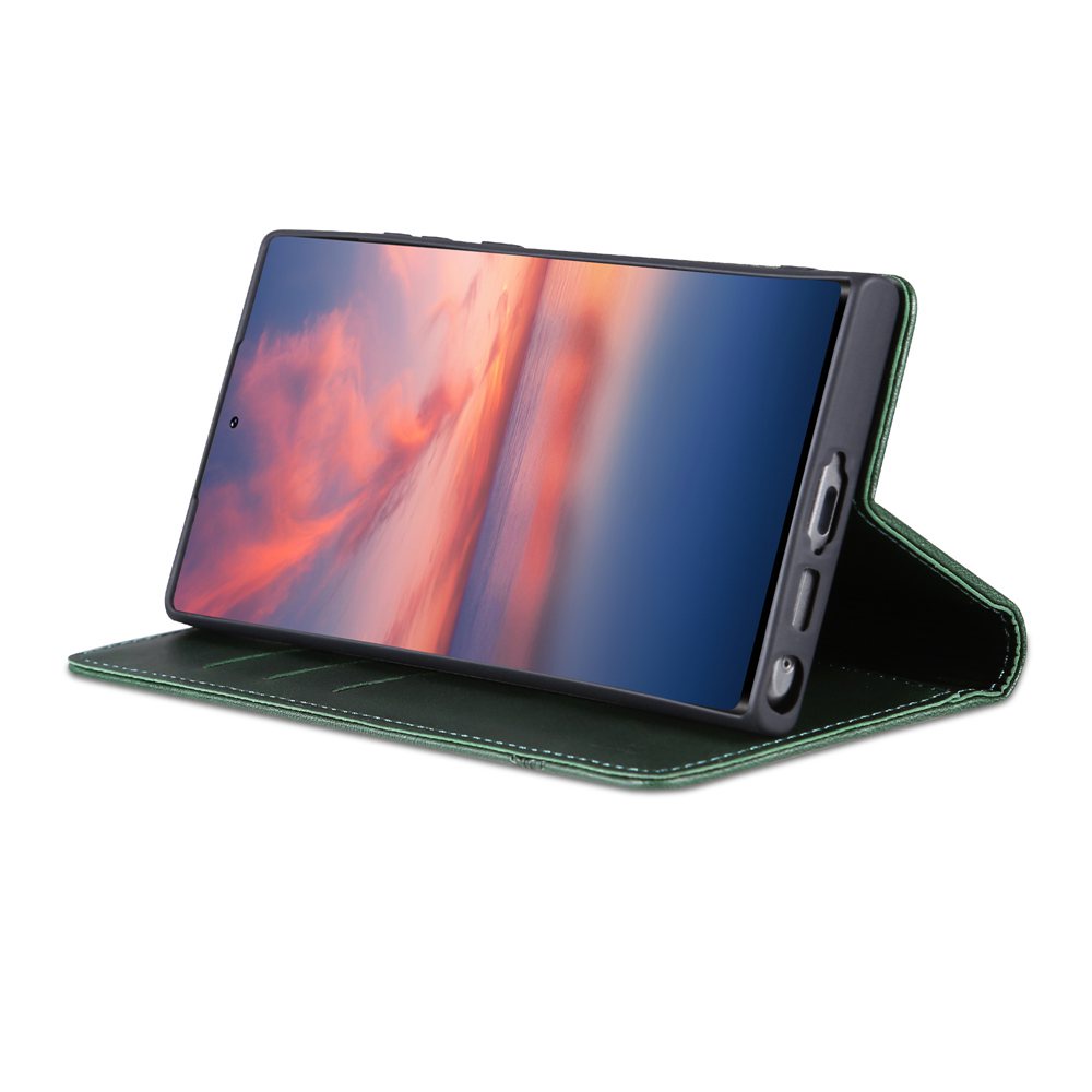 Bao Da PU Điện Thoại Nắp Lật Nam Châm Kiêm Ví Đựng Thẻ Có Thể Làm Giá Đỡ Cho Samsung Galaxy S23 S22 Ultra