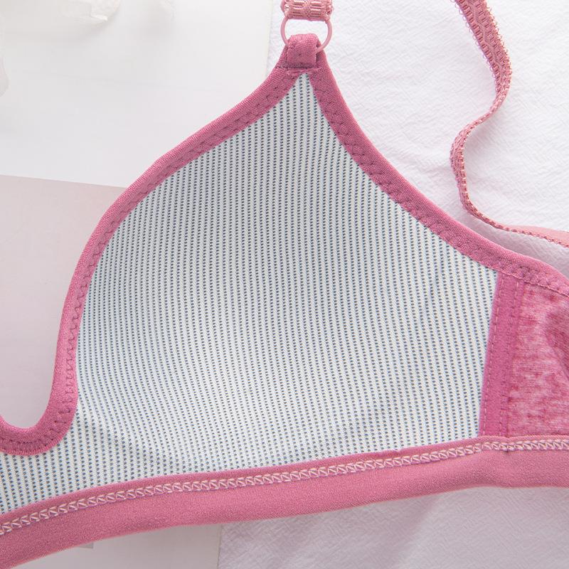 Áo Lót Nâng Ngực Vải cotton Mỏng Không Gọng Thoải Mái Cho Nữ