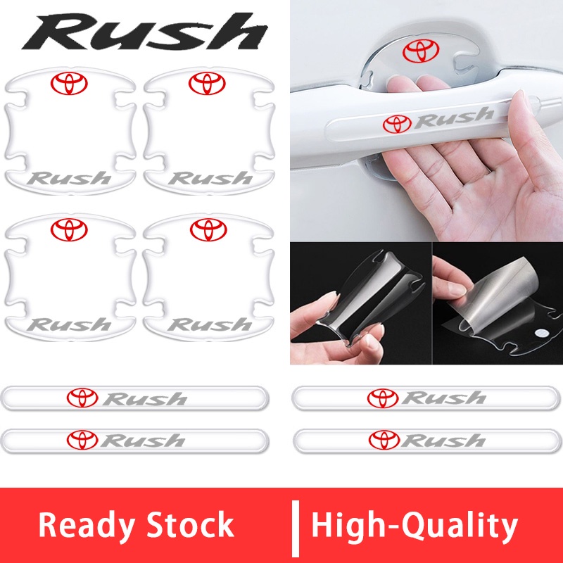 Miếng Dán Bảo Vệ Tay Nắm Cửa Trong Suốt Chống Trầy Xước Cho Xe Hơi Toyota Rush