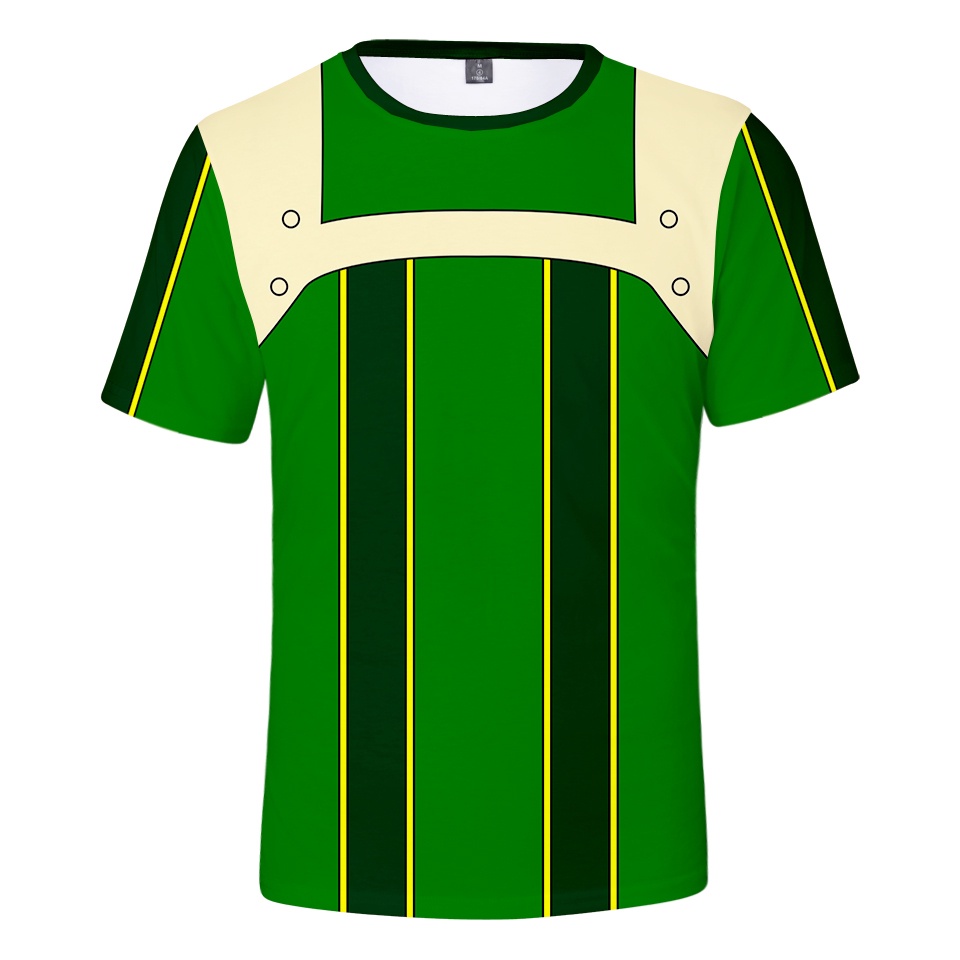 Áo Thun Nam Tay Ngắn In Hình Nhân Vật Midoriya Izuku 3D Cá Tính