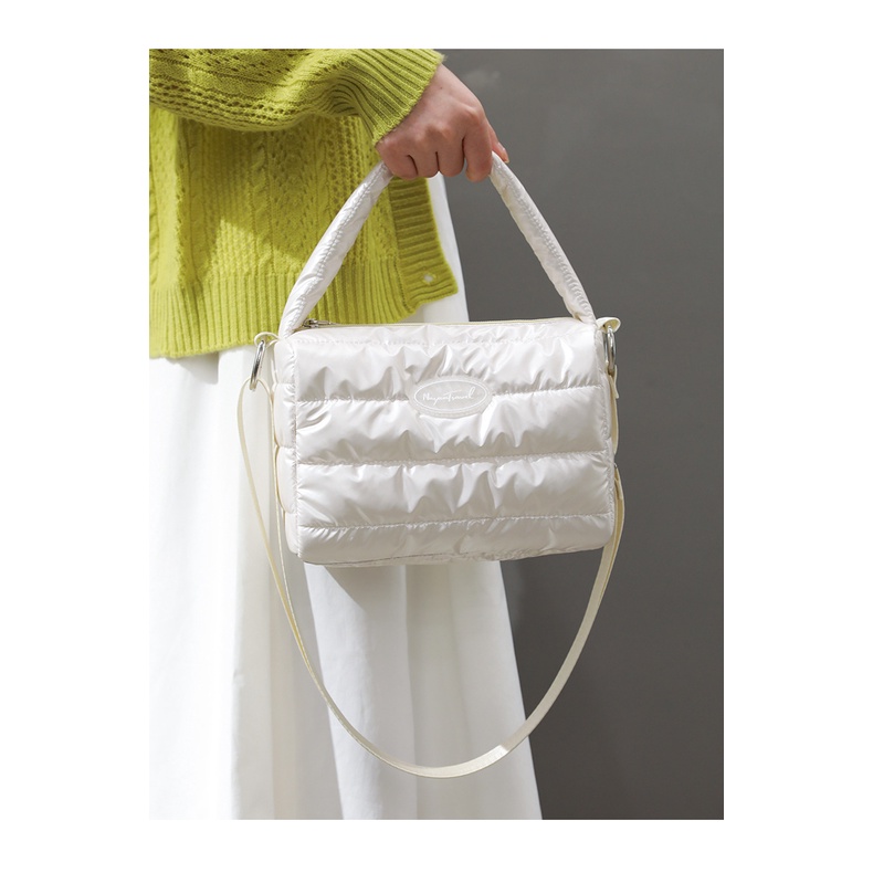 Túi Đeo Chéo Da Mềm Màu Trơn Thời Trang Hàn Quốc Cho Nữ