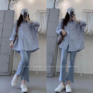 áo sơ mi 2 túi nắp 2605