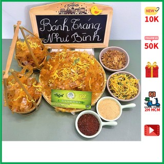 Bánh Tráng Trộn SỢI GÀ LÁ CHANH Như Bình Mỏng Dẻo Ăn Liền Tín Đồ Ăn Vặt KO THỂ BỎ QUA