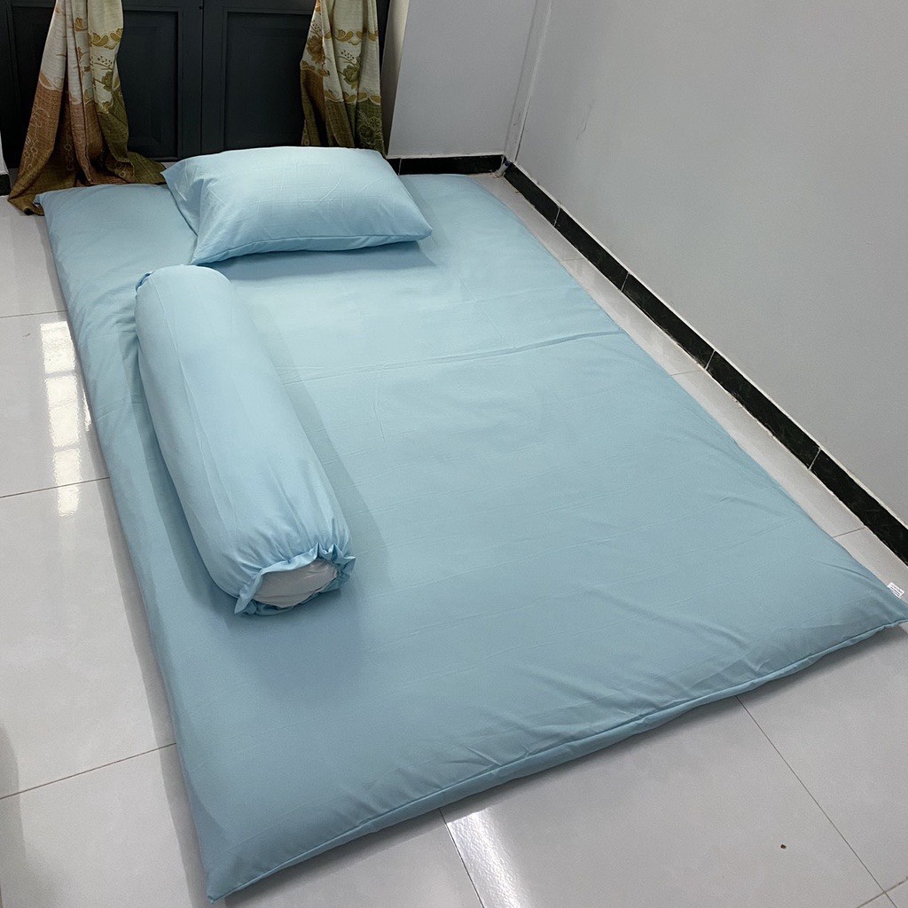 Vỏ Áo Bọc Nệm Topper 2 Mặt Vải Cotton Tici Có Khóa Kéo, Kích Thước 1mx2m, 1m2x2m, 1m4x2m, 1m6x2m, 1m