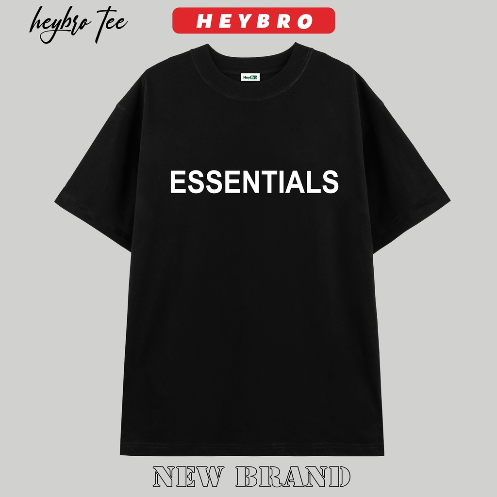 Áo thun unisex nam nữ tay lỡ form rộng Local Brand HEYBRO x ESSENTIALS