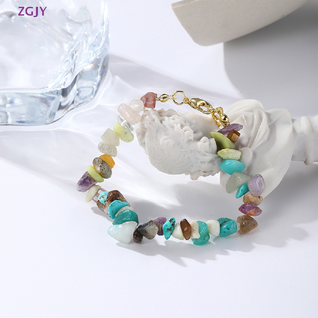 Lắc Chân Chuỗi Hạt Đá Tự Nhiên Phong Cách Bohemian Thời Trang Cho Nữ Mới