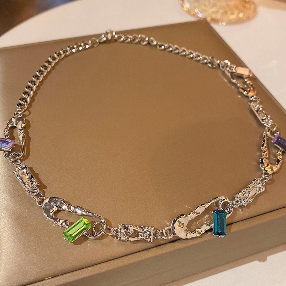 Dây Chuyền Mặt Thánh Giá Sáng Tạo Cá Tính Cho Nam|Vòng Cổ Choker Kim Loại Phong Cách Vintage Hàn Quốc