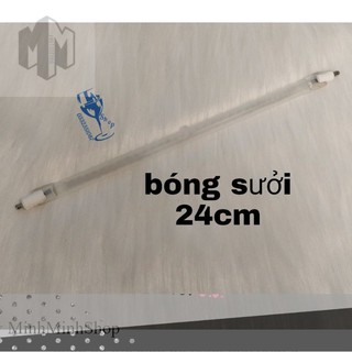 bóng sưởi - bóng quạt sưởi halogen 24cm