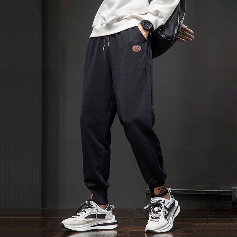 Quần Dài Thể Thao Dáng Rộng Màu Sắc Đơn Giản Cho Nam