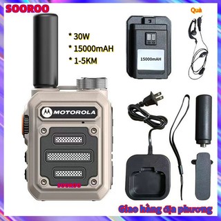 Bộ 2 bộ đàm motorola g63 (loa to& chống từ tính, pin sử dụng trên 15 tiếng,cự ly liên lạc xa, sạc usb type c)