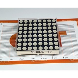 Led matrix 8x8 sáng đỏ a chung 1588bs 4.75x4.75mm