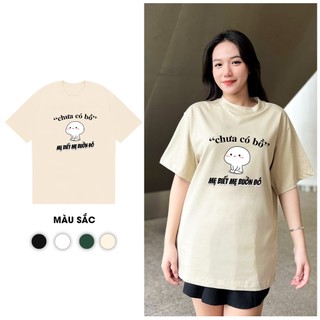 Áo Thun Unisex In Chữ Chưa Có Bồ Phong Cách Hài Hước Nam Nữ Tay Lỡ Oversize Form Rộng Localbrand MTTEE