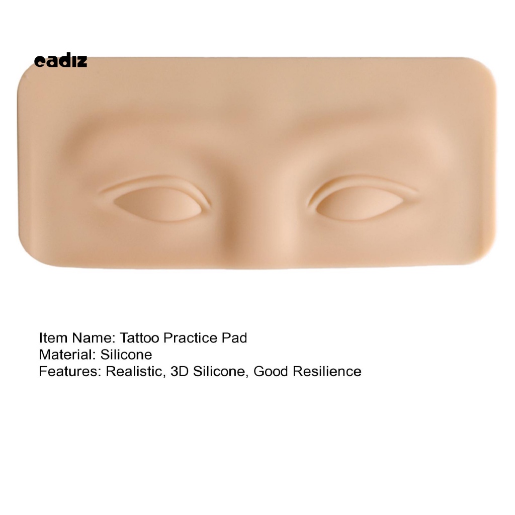 Da Nhân Tạo 3D Bằng Silicone Dày Không Để Lại Dấu Vết Hỗ Trợ Luyện Tập Trang Điểm Lông Mày