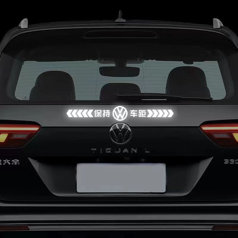 Miếng Dán logo Phản Quang laser Nhiều Màu Sắc Cảnh Báo Giữ Khoảng Cách Giữ Khoảng Cách Cho Xe Hơi