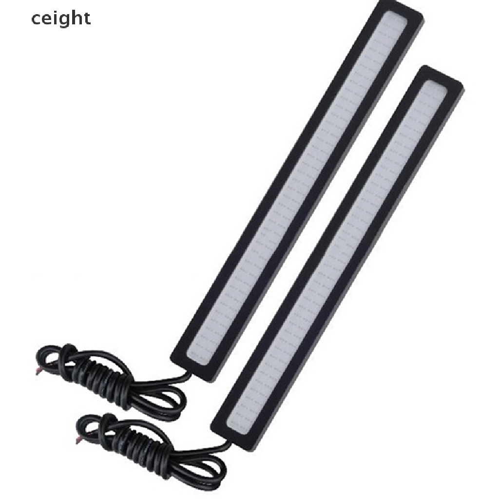 Đèn LED COB DRL DC 12V 17CM Ánh Sáng Xanh Siêu Sáng Chống Thấm Nước Cho Xe Hơi Vn VN