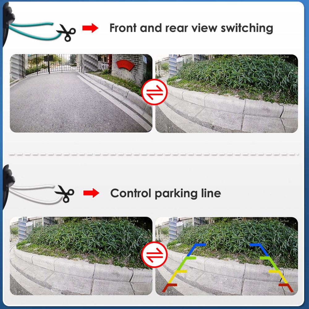 Bộ Camera Lùi Xe Thông Minh CCD Quay 170 Độ HD Chống Nước Có Tầm Nhìn Ban Đêm Cho Xe Hơi | BigBuy360 - bigbuy360.vn