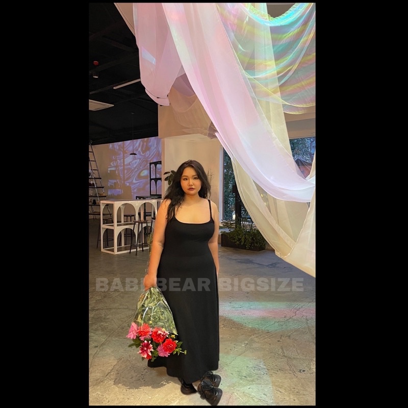 ĐẦM HAI DÂY DÁNG DÀI XOÈ COTTON BIGSIZE 60-90KG