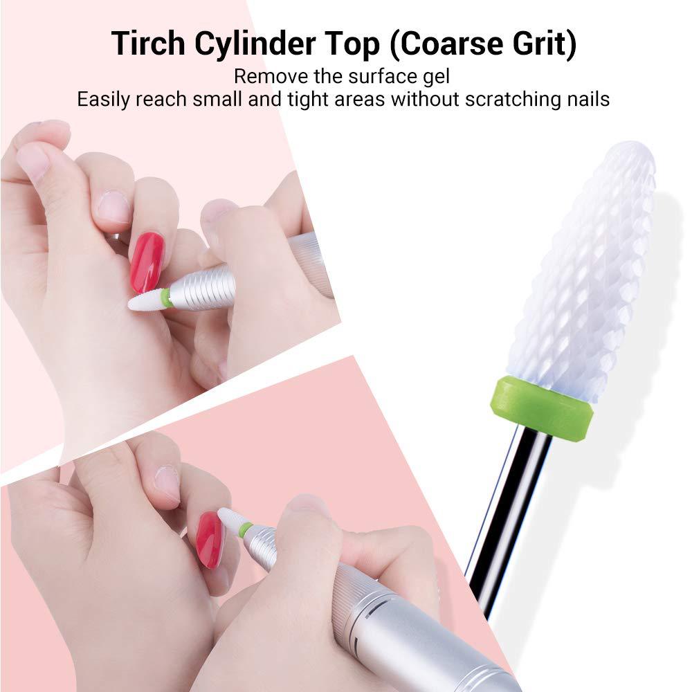Bộ 5 Đầu Mài Móng Tay Bằng Gốm Sứ  đầu mài nail