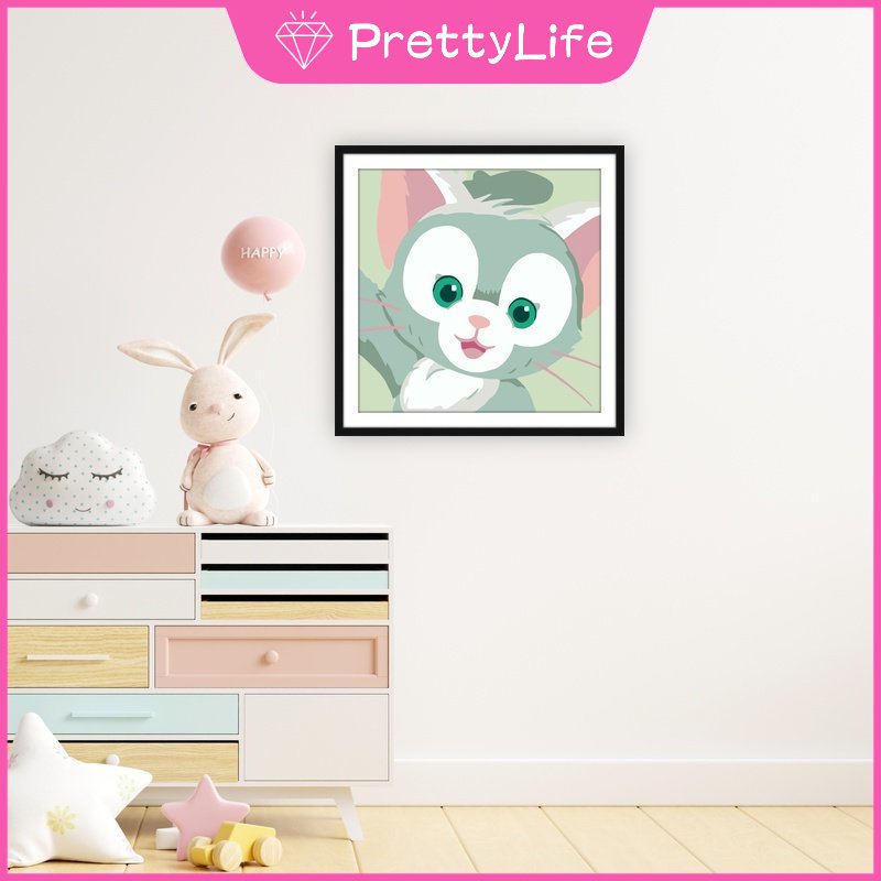 SANRIO Bộ Tranh Đính Đá 5d Họa Tiết Ngôi Sao Sương Mù Độc Đáo Kích Thước 30x30CM Dùng Trang Trí Nhà Cửa