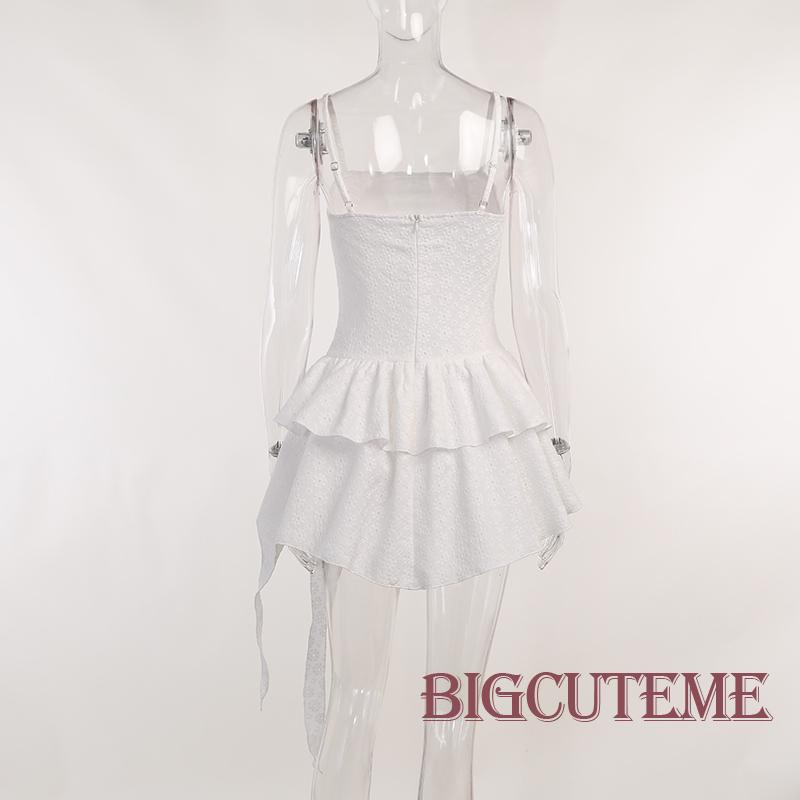 Đầm Hai Dây Nhún Bèo Họa Tiết Hoa Vintage Thời Trang Cho Nữ