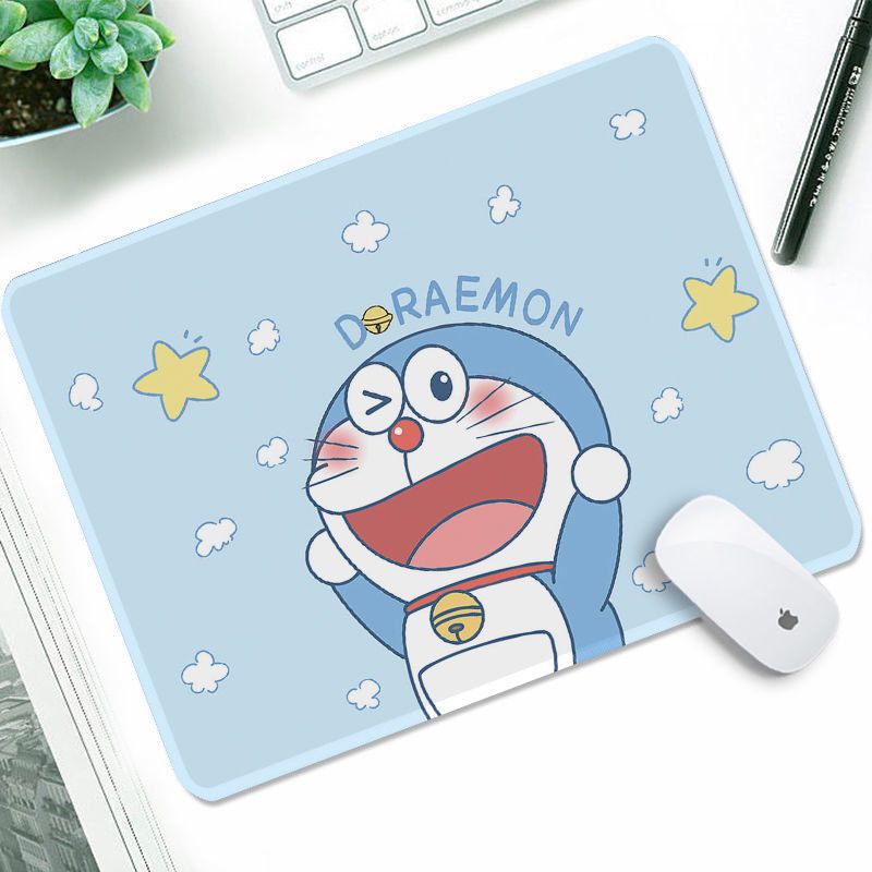 Tấm Lót Chuột Máy Tính Dày Dặn Họa Tiết Hoạt Hình Doraemon Dễ Thương