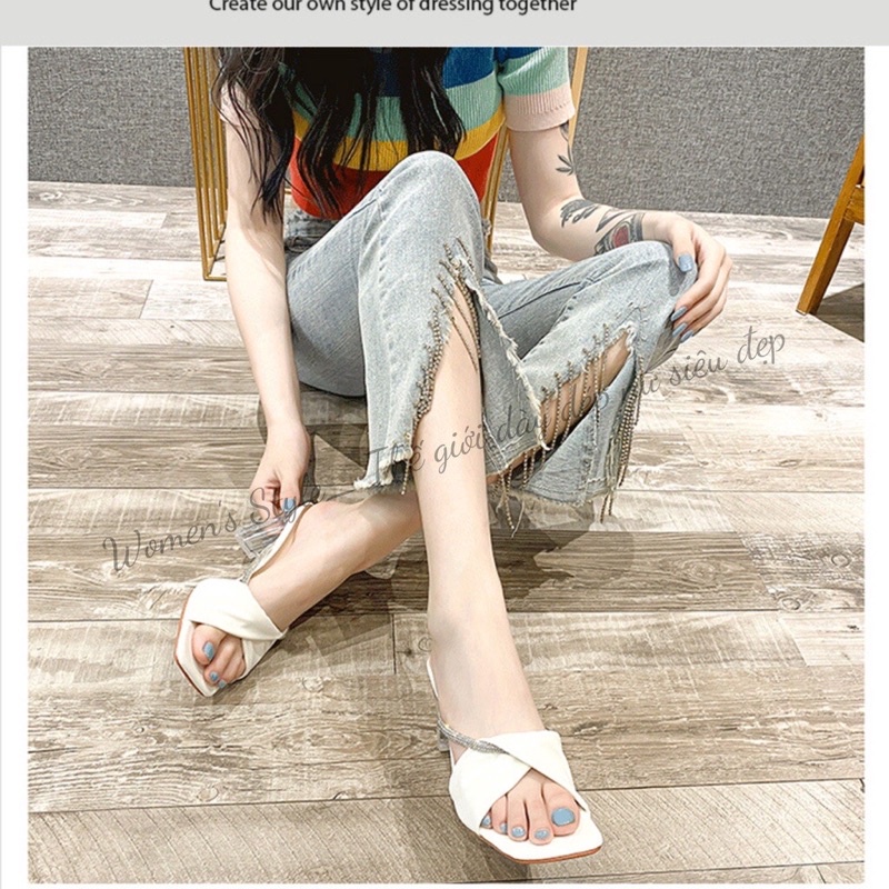 Gót cao 7p kiểu cực xinh có big size 35-45