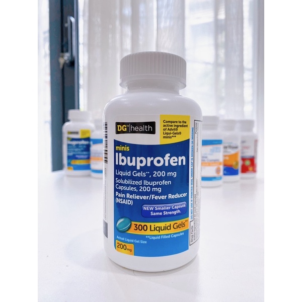 Viên uống DG Health Ibuprofen 300 viên