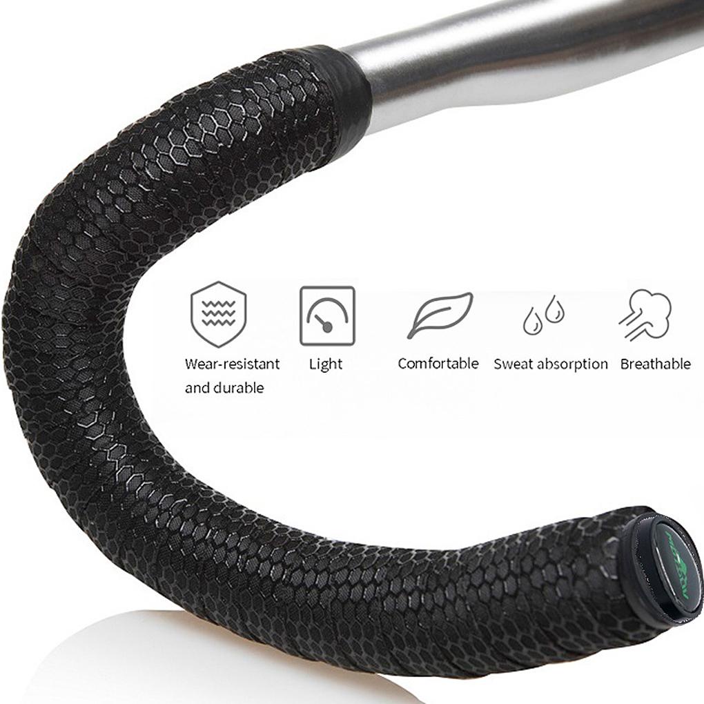 Hộp 2 Cuộn Băng Quấn Tay Lái Xe Đạp Bằng Silicone EVA Linh Hoạt Chống Rung