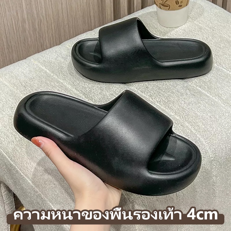 Dép nữ JINSHIHUI ZY220243 36Z230909 đế bánh mì thời trang thoải mái phong cách Hàn Quốc