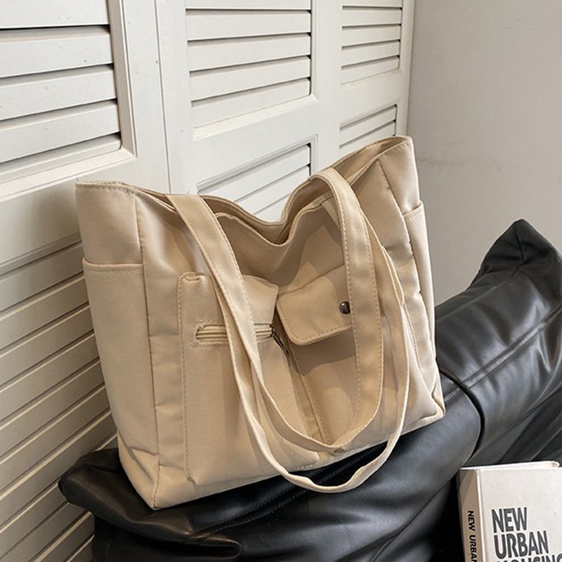 Túi Đeo Vai Bằng Vải nylon Sức Chứa Lớn Thiết Kế Đa Dạng Đơn Giản Cho Nữ