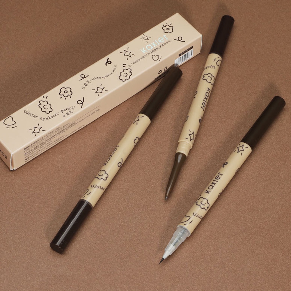 Bút Kẻ Lông Mày KAXIER 2 Trong 1 0.01 Siêu Mỏng Mịn Màng Sắc Tố Cao