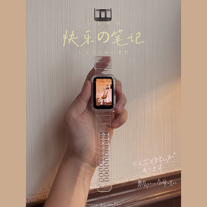 Dây Đeo Thay Thế Kèm Vỏ Bảo Vệ Cho Đồng Hồ OPPO Band 2