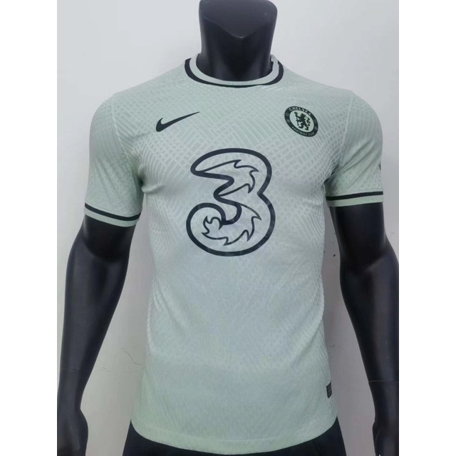 Áo Thun Chelsea 2223 Tay Ngắn Màu Xanh Lá Nhạt Chất Lượng Cao