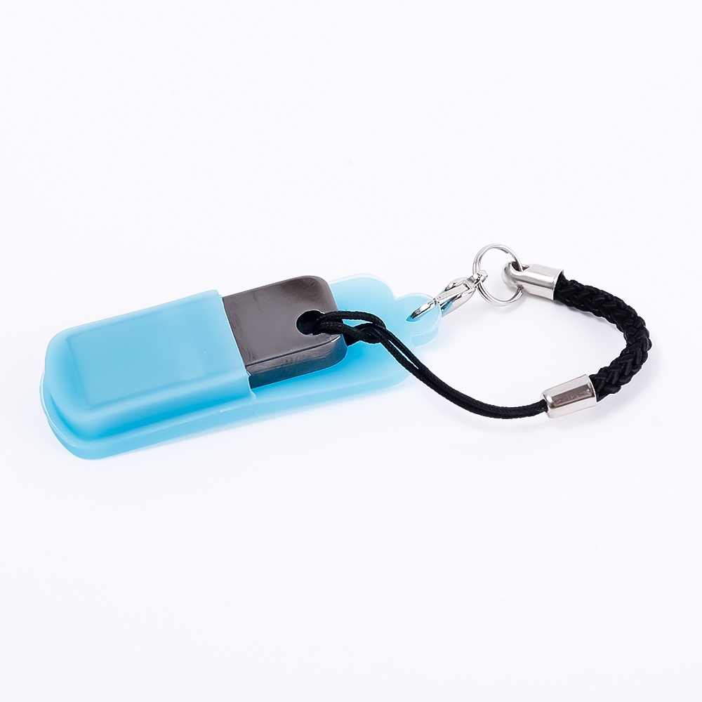 Vỏ Bảo Vệ Ổ Đĩa U USB Flash Bằng Silicon Chống Bụi Có Dây Đeo 3 Màu Tùy Chọn Ốp