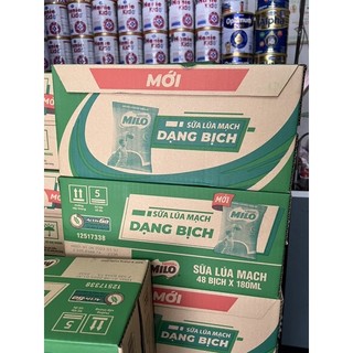 Thùng 48 bịch sữa Milo 180ml