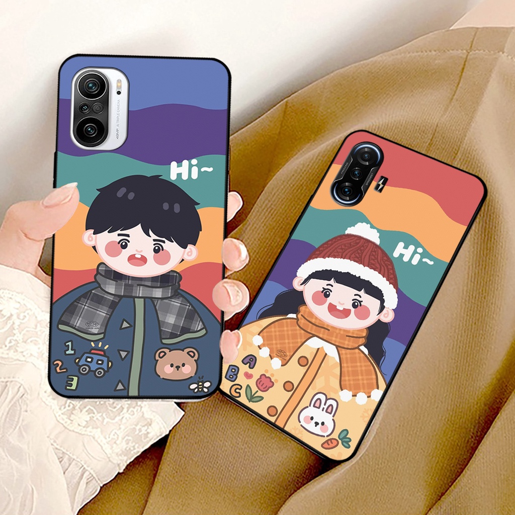 Ốp lưng Xiaomi Redmi K40 / K40 Pro / K40 Gaming in hình dành cho các cặp đôi couple đáng yêu dễ thương