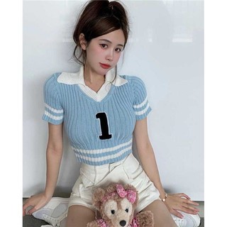 Áo len crop ngắn - Hàng Quảng Châu
