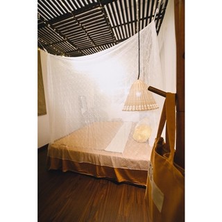 Màn tuyn 1m6x2m trơn trắng