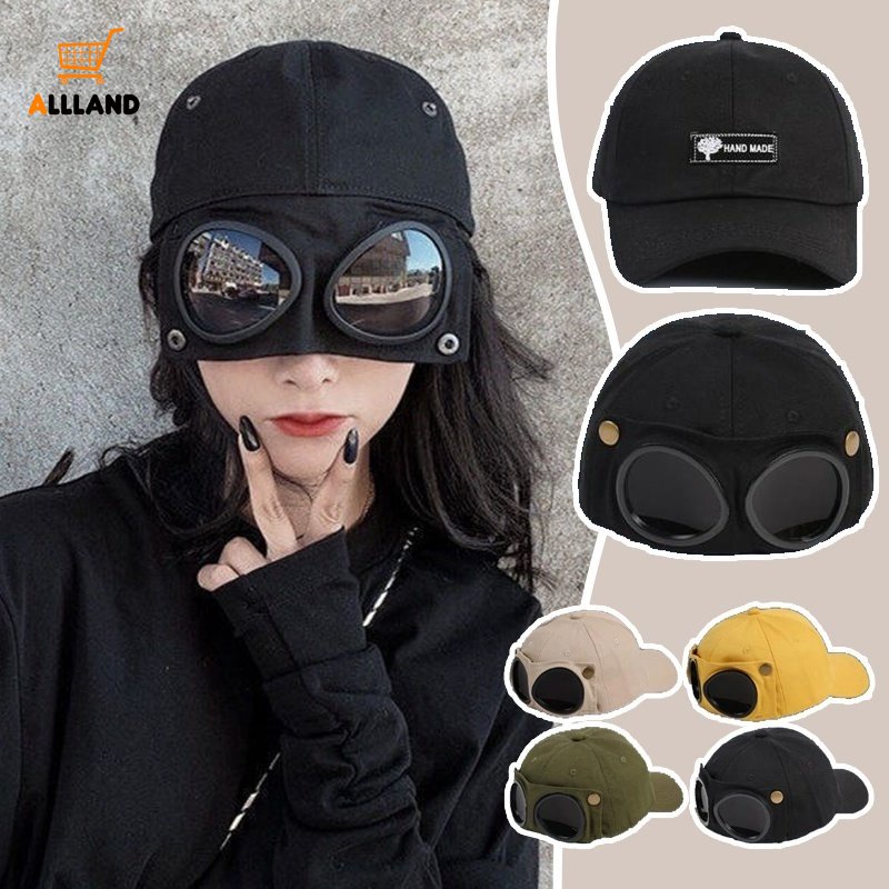 Mũ Lưỡi Trai Có Kính Chống Nắng In Hình Phi Công Vui Nhộn Thời Trang Mùa Hè Cho Nam Và Nữ