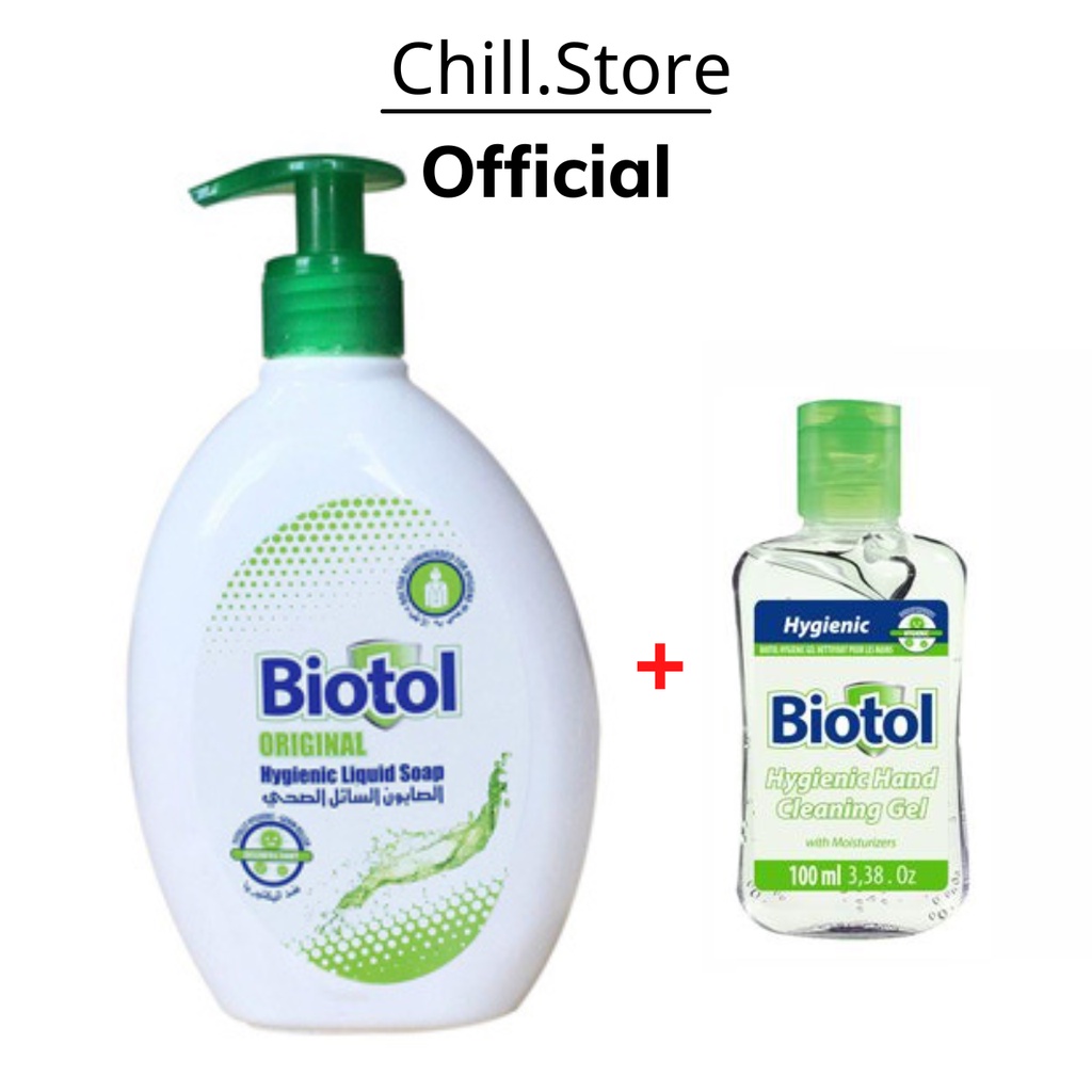 Nước Rửa Tay Biotol 500ML Tặng Kèm Gel Rửa Tay Khô