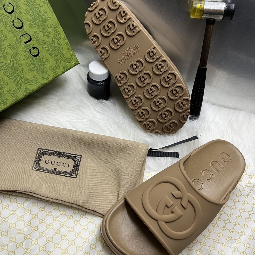 Ggslippers Dép Quai Ngang Đế Dày Phong Cách Đường Phố Âu Mỹ Thời Trang Cho Nam Và Nữ