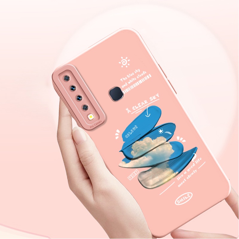 Ốp Điện Thoại Silicone Mềm Chống Sốc Hình Mắt Thiên Thần Cho Samsung Galaxy A9 2018