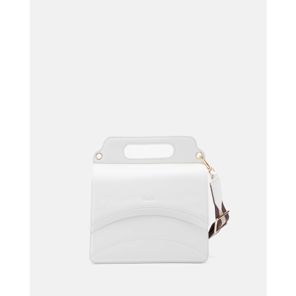 Túi xách đeo chéo nữ mini Blanda thiết kế nắp gập chất liệu da tổng hợp The Leather Legac 9TNPU24