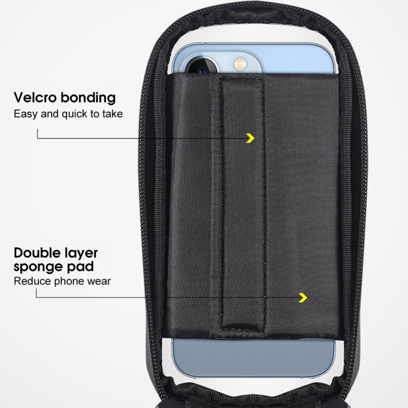 Hàng Có Sẵn Túi Ống Phía Trên Xe Đạp Túi Chùm Phía Trước Vỏ Cứng Túi Yên Xe Màn Hình Cảm Ứng Xe Đạp Leo Núi Cho Thiết Bị Lái Xe Điện Thoại Di Động Elle