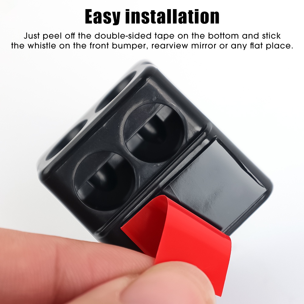 Set 2 Còi Cảnh Báo Siêu Âm Chống Va Chạm An Toàn Cho Xe Hơi Xe Tải Xe Máy