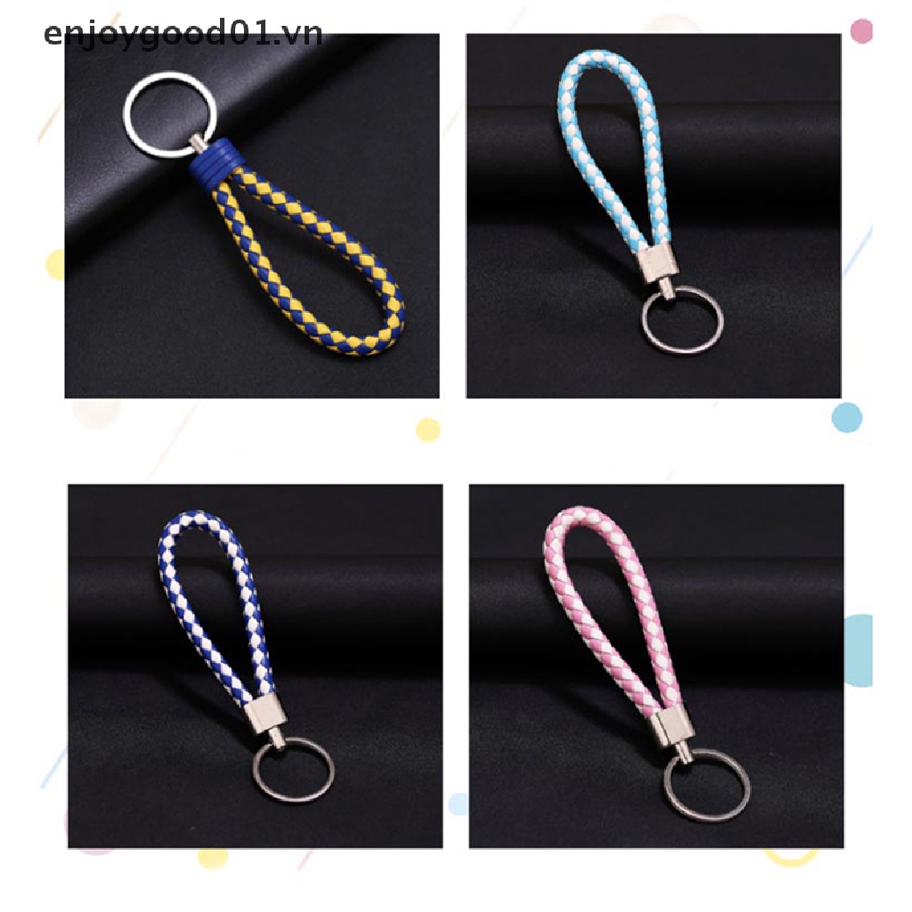 Phụ Kiện Móc Khóa Dây Da Handmade Trang Trí Túi Xách / Chìa Khóa